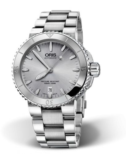 Oris Aquis Date 40 Stainless Steel Silver Bracelet