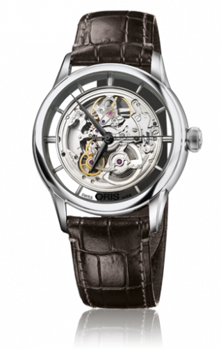 Oris Artelier Translucent Skeleton Stainless Steel