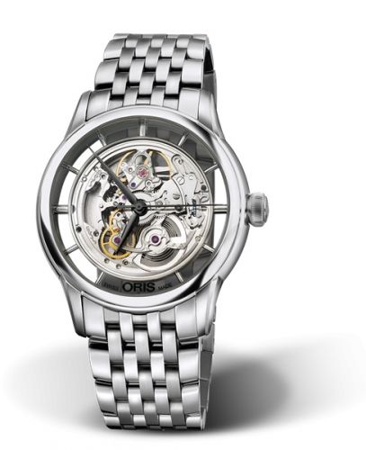 Oris Artelier Translucent Skeleton Stainless Steel Bracelet