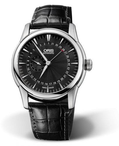 Oris Artelier Small Second Pointer Day 42 Stainless Steel Black