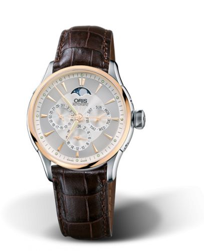 Oris Artelier Complication 35 Stainless Steel - Rose Gold Silver