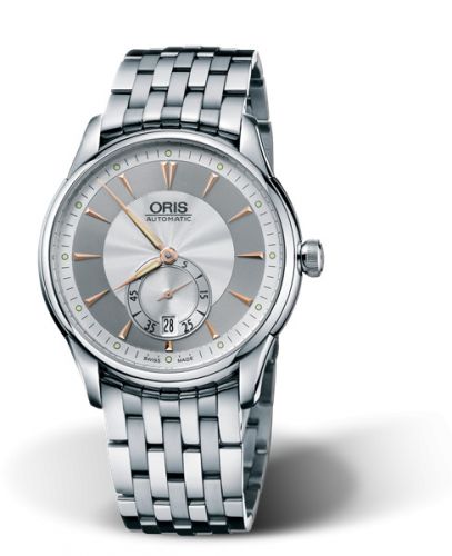 Oris Artelier Small Second Date 40 Stainless Steel Silver Bracelet