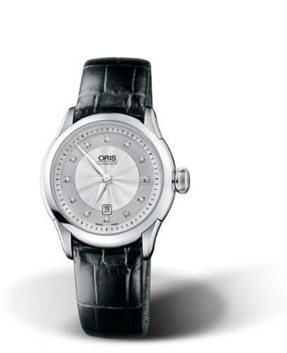 Oris Artelier Date Diamonds 31 Stainless Steel Silver