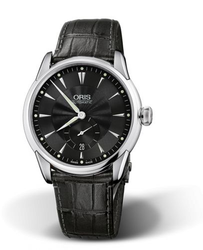 Oris Artelier Small Second Date 40 Stainless Steel Black