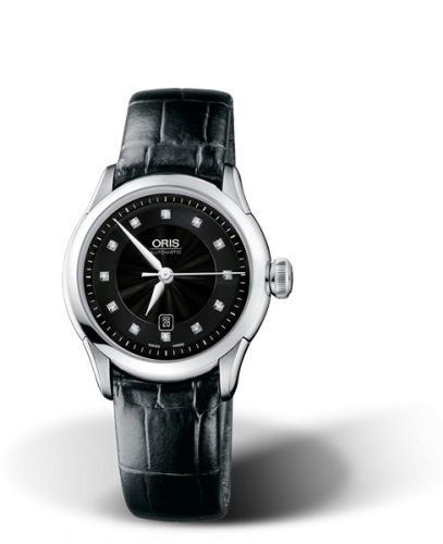 Oris Artelier Date Diamonds 31 Stainless Steel Black