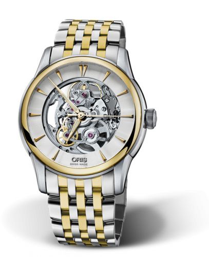 Oris Artelier Skeleton 40.5 Stainless Steel - Yellow Gold Bracelet