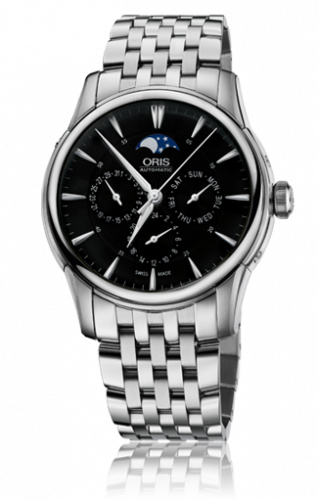 Oris Artelier Complication 40.5 Stainless Steel Black Bracelet