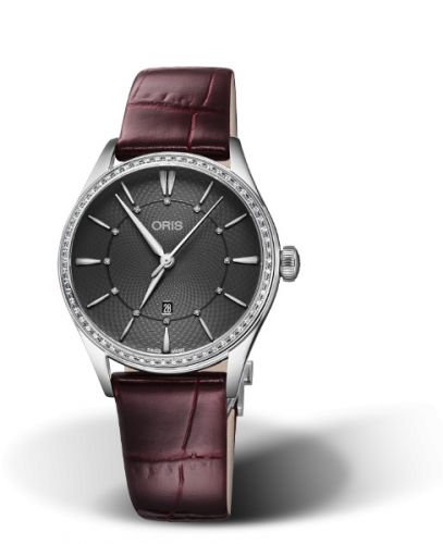 Oris Artelier Date Diamonds 33 Stainless Steel - Diamond Grey