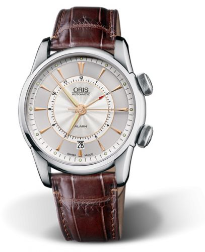 Oris Artelier Alarm Stainless Steel Silver