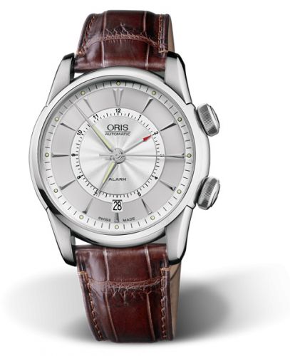 Oris Artelier Alarm Stainless Steel Silver