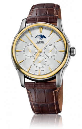 Oris Artelier Complication 40.5 Stainless Steel - Yellow Gold Silver
