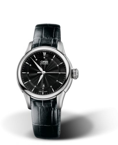 Oris Artelier Date Diamonds 31 Stainless Steel Black