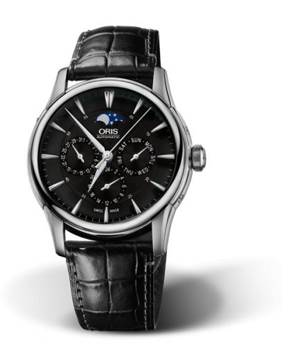 Oris Artelier Complication 40.5 Stainless Steel Black