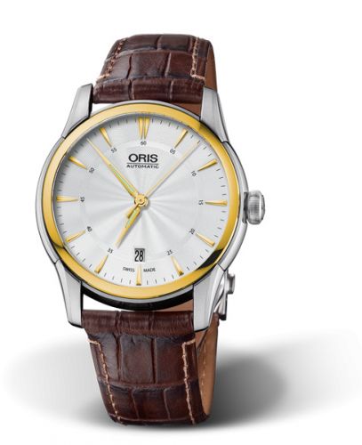 Oris Artelier Date 40 Stainless Steel - Yellow Gold Silver