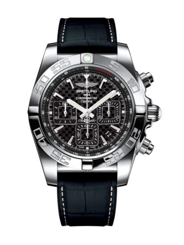 Breitling Chronomat 44 Stainless Steel Carbon Croco Rubber