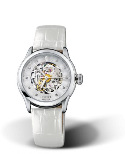 Oris Artelier Skeleton 31 Diamonds Stainless Steel