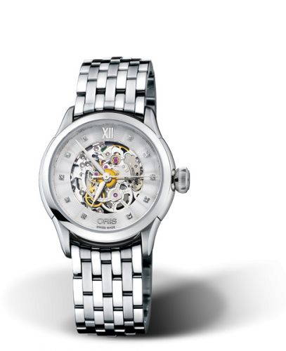 Oris Artelier Skeleton 31 Diamonds Stainless Steel