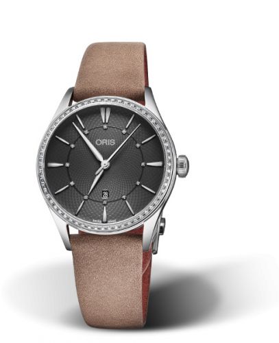 Oris Artelier Date Diamonds 33 Stainless Steel - Diamond Grey