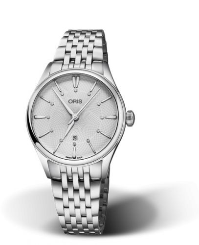 Oris Artelier Date Diamonds 33 Stainless Steel Silver Bracelet