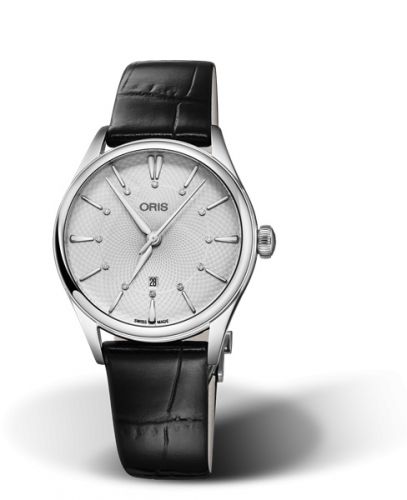 Oris Artelier Date Diamonds 33 Stainless Steel Silver