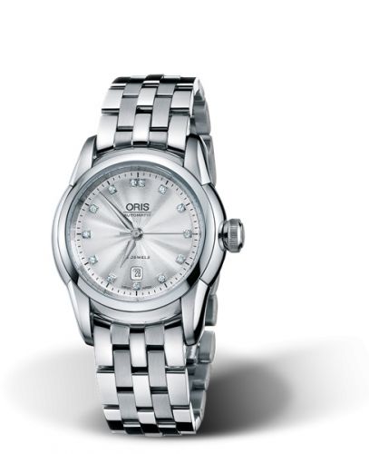 Oris Artelier Date Diamonds 31 Stainless Steel Silver Bracelet