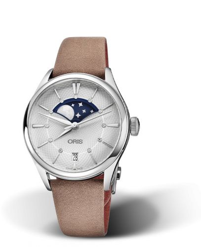 Oris Artelier Grande Lune Date 36 Stainless Steel Silver