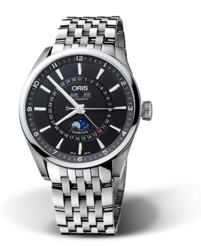 Oris Artix Complication Stainless Steel Black Bracelet