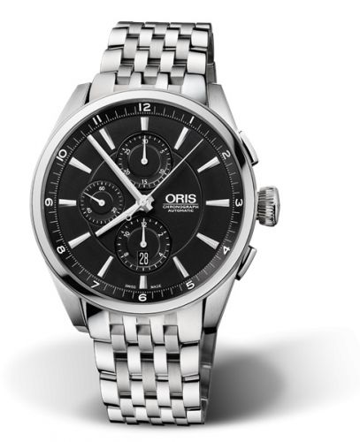 Oris Artix Chronograph Stainless Steel Black Bracelet