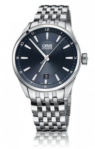 Oris Artix Date 39 Stainless Steel Blue Bracelet