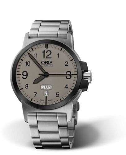 Oris BC3 Advanced Day Date Stainless Steel - DLC Grey Bracelet