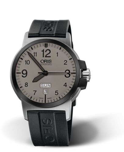 Oris BC3 Advanced Day Date Stainless Steel - DLC Grey Rubber