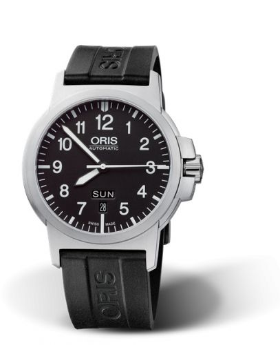 Oris BC3 Advanced Day Date Stainless Steel Black Rubber