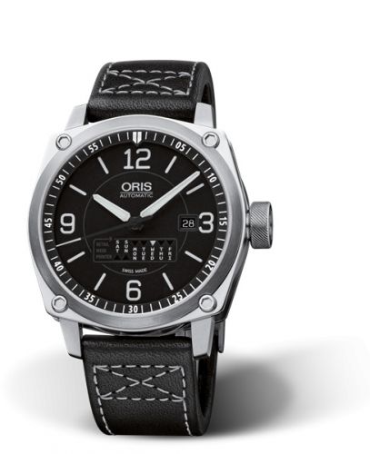 Oris BC4 Retrograde Day Stainless Steel Black