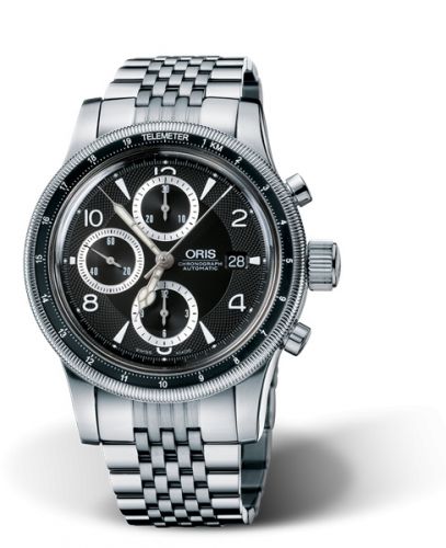 Oris Big Crown Telemeter Chronograph Stainless Steel Black
