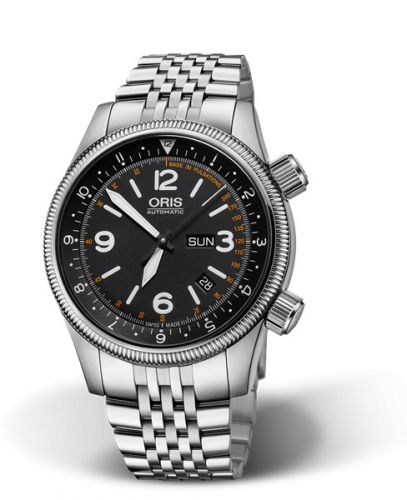 Oris Big Crown Royal Flying Doctor Service Stainless Steel Black Bracelet