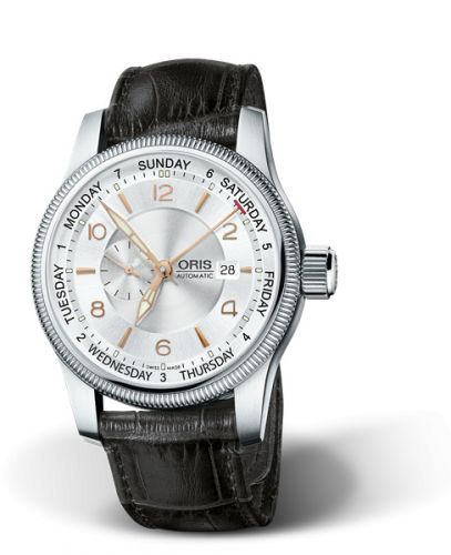 Oris Big Crown Small Second Pointer Day Stainless Steel Silver