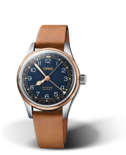 Oris Big Crown Pointer Date 36 Stainless Steel - Bronze Blue