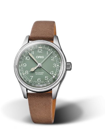 Oris Big Crown Pointer Date 36 Stainless Steel Green