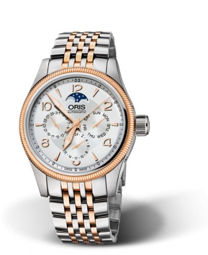 Oris Big Crown Complication Stainless Steel - Rose Gold Silver Bracelet
