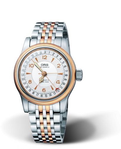 Oris Big Crown Pointer Date 36 Stainless Steel - Rose Gold Silver Bracelet