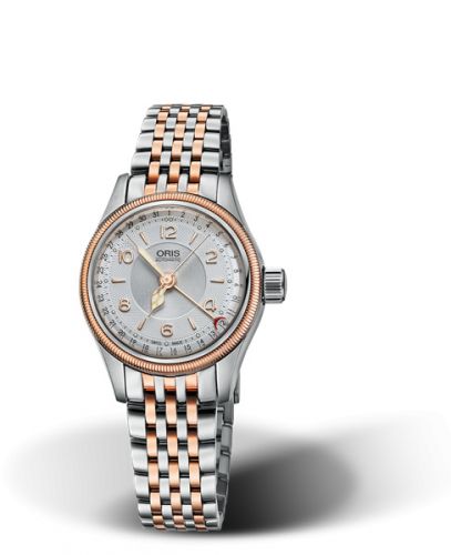 Oris Big Crown Pointer Date 29 Stainless Steel - Rose Gold Silver Bracelet