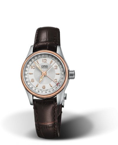 Oris Big Crown Pointer Date 29 Stainless Steel - Rose Gold Silver