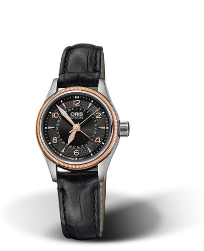 Oris Big Crown Pointer Date 29 Stainless Steel - Rose Gold Black