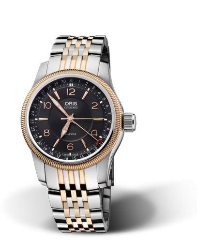 Oris Big Crown Pointer Date 40 Stainless Steel - Rose Gold Black Bracelet