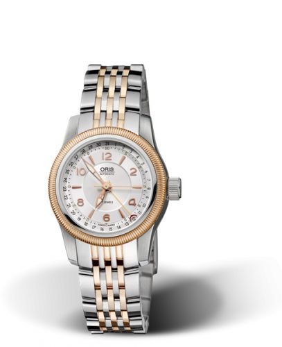 Oris Big Crown Pointer Date 30 Stainless Steel - Rose Gold Silver Bracelet