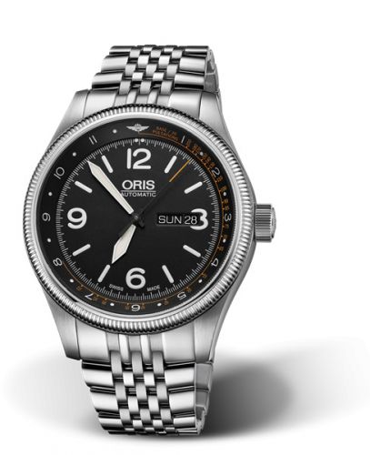 Oris Big Crown Royal Flying Doctor Service II Stainless Steel Black Bracelet