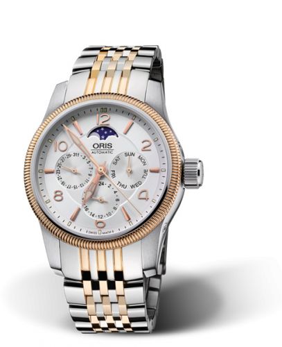 Oris Big Crown Complication Stainless Steel - Rose Gold Silver Bracelet