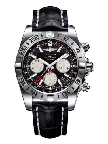 Breitling Chronomat 44 GMT Stainless Steel Onyx Black Bracelet