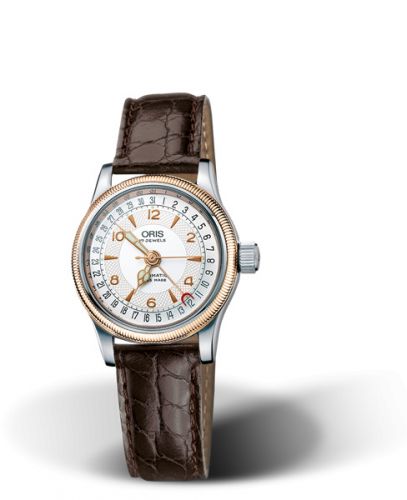 Oris Big Crown Pointer Date 28.5 Stainless Steel - Rose Gold Silver Bracelet