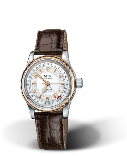 Oris Big Crown Pointer Date 32 Stainless Steel - Rose Gold Silver Bracelet
